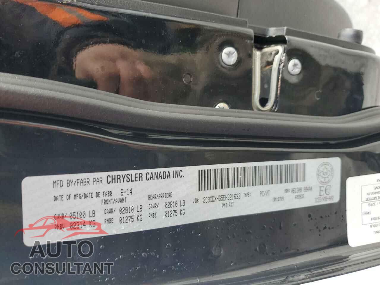 DODGE CHARGER 2014 - 2C3CDXHG5EH321633