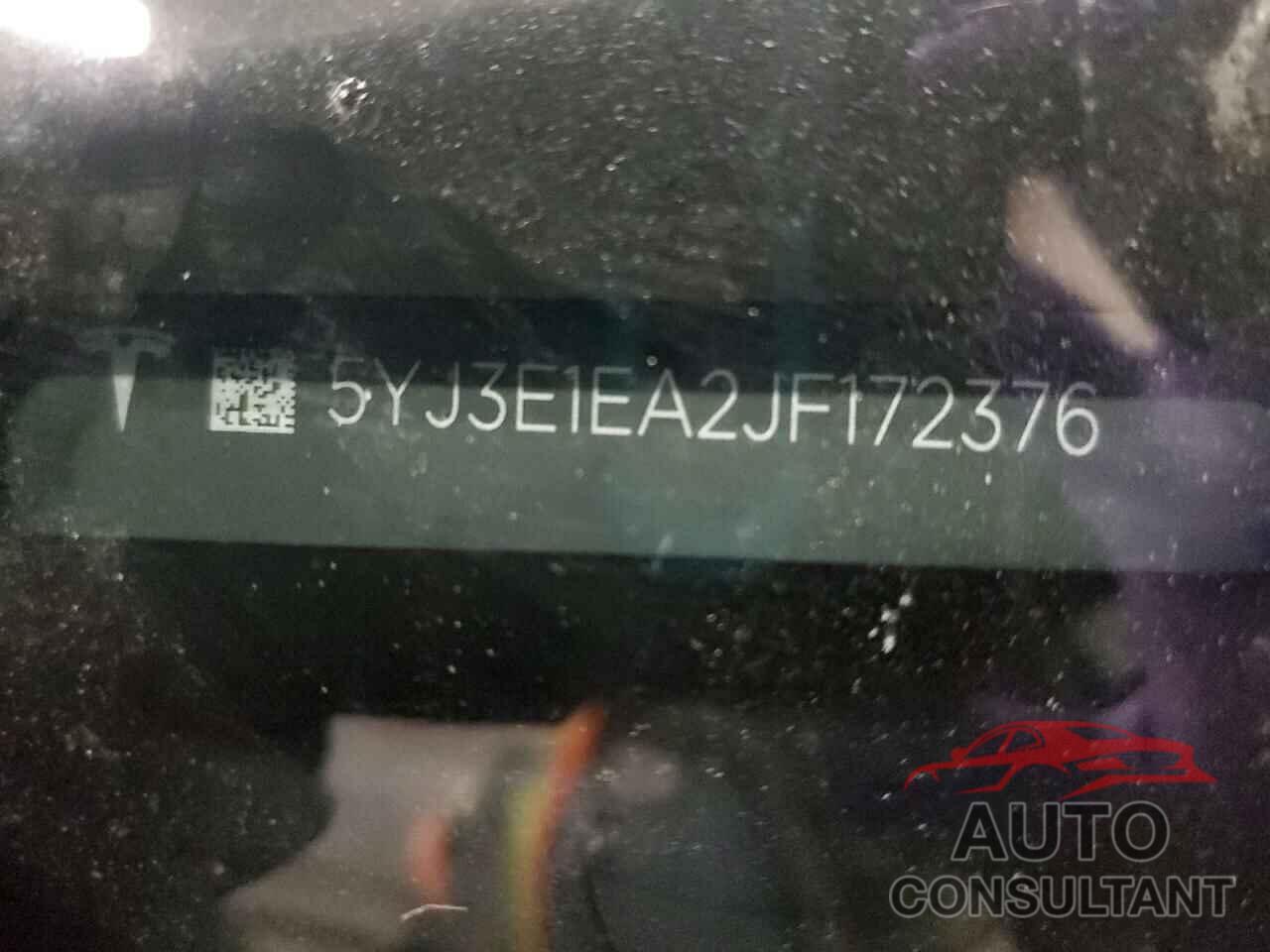 TESLA MODEL 3 2018 - 5YJ3E1EA2JF172376