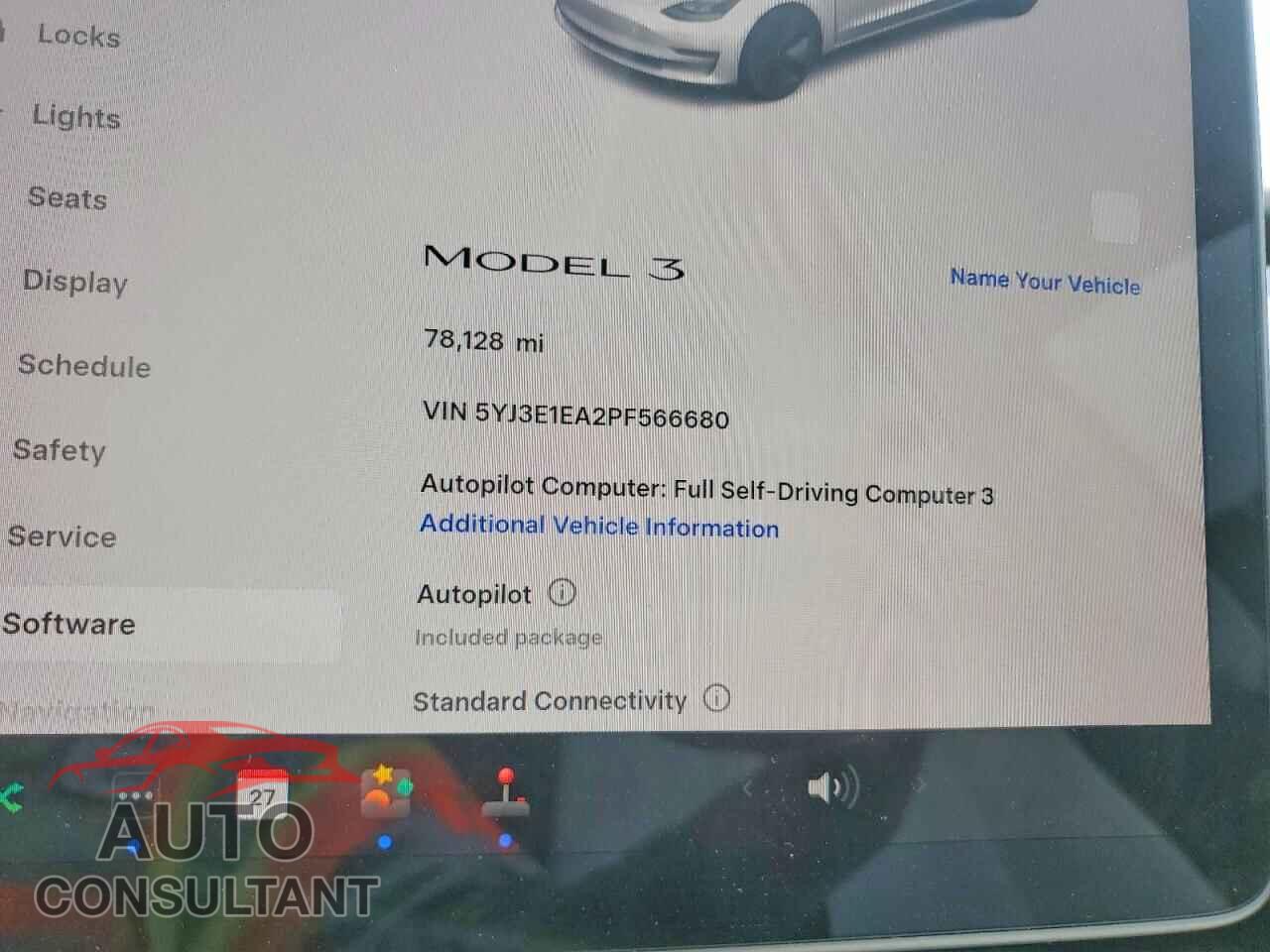 TESLA MODEL 3 2023 - 5YJ3E1EA2PF566680