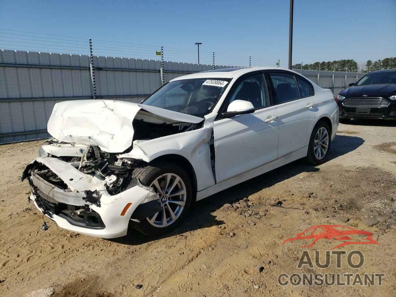 BMW 3 SERIES 2017 - WBA8E5G50HNU42274