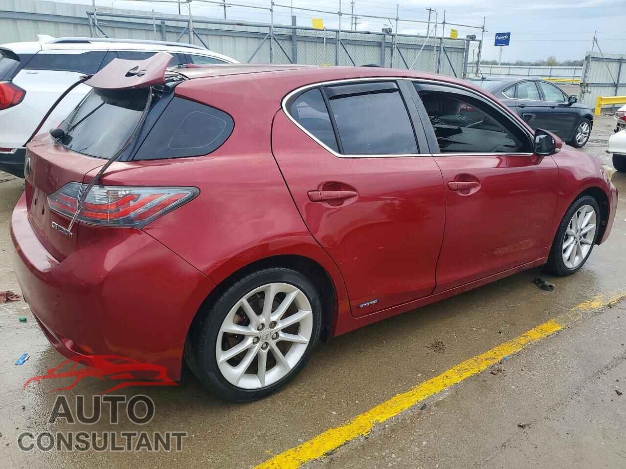 LEXUS CT 200 2012 - JTHKD5BH7C2076819