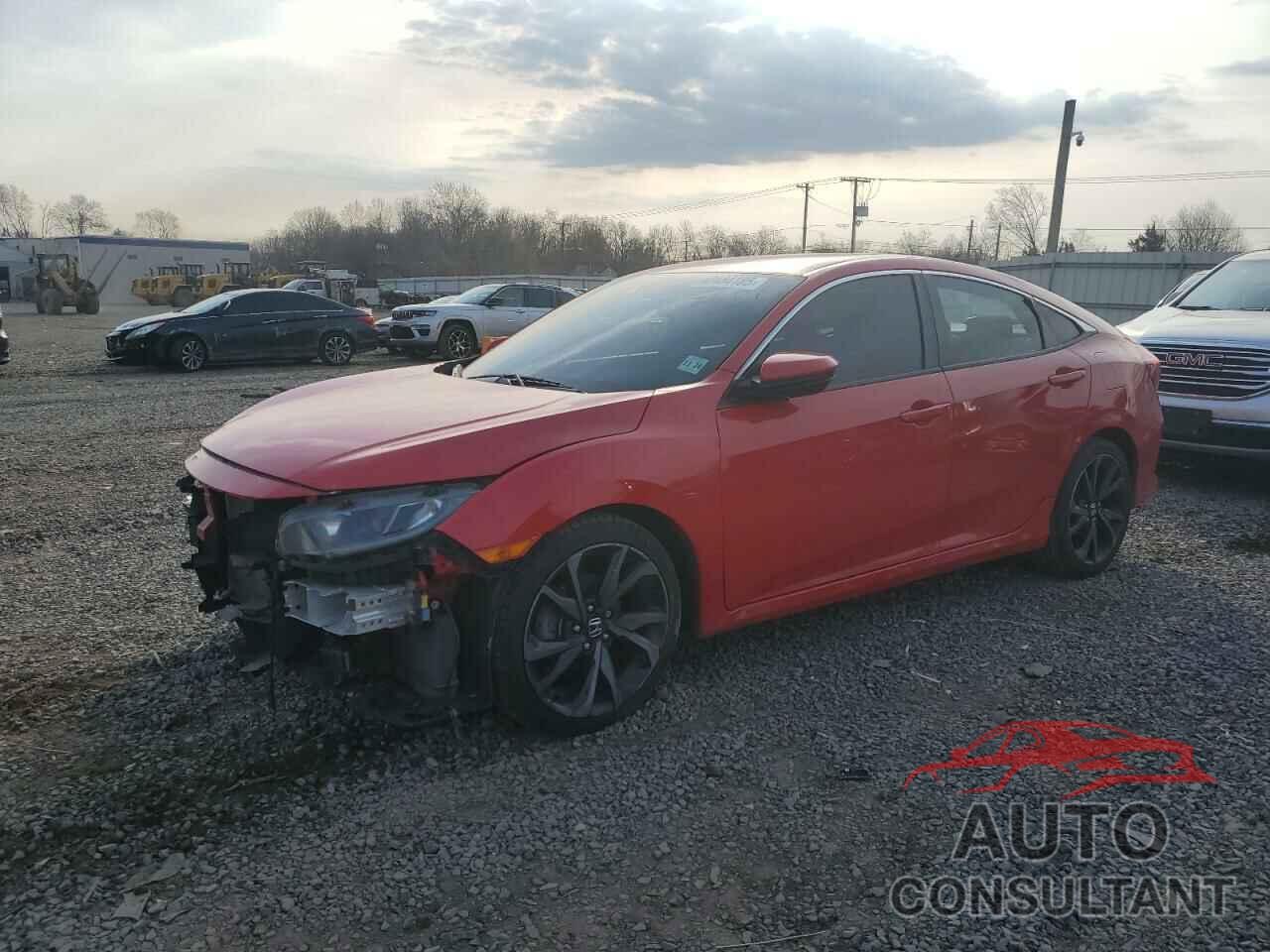 HONDA CIVIC 2019 - 2HGFC2F82KH597601
