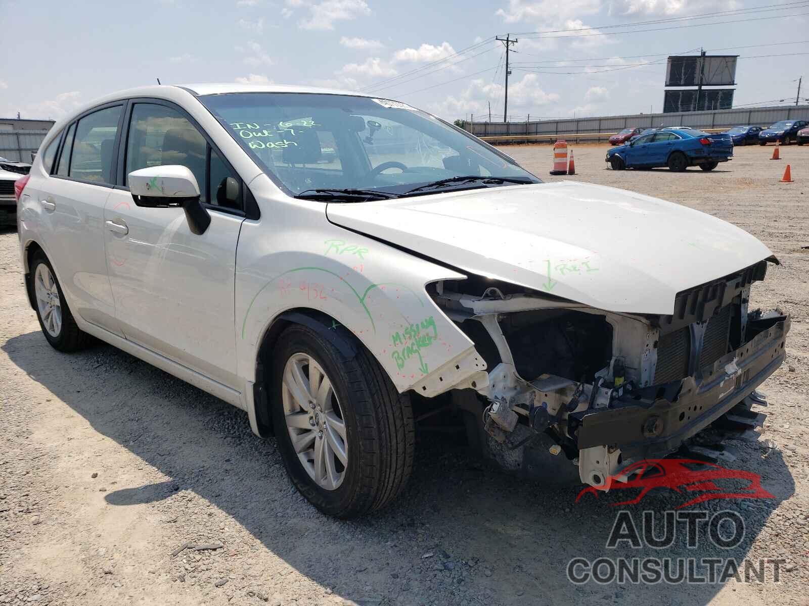 SUBARU IMPREZA 2016 - JF1GPAB6XG8260070