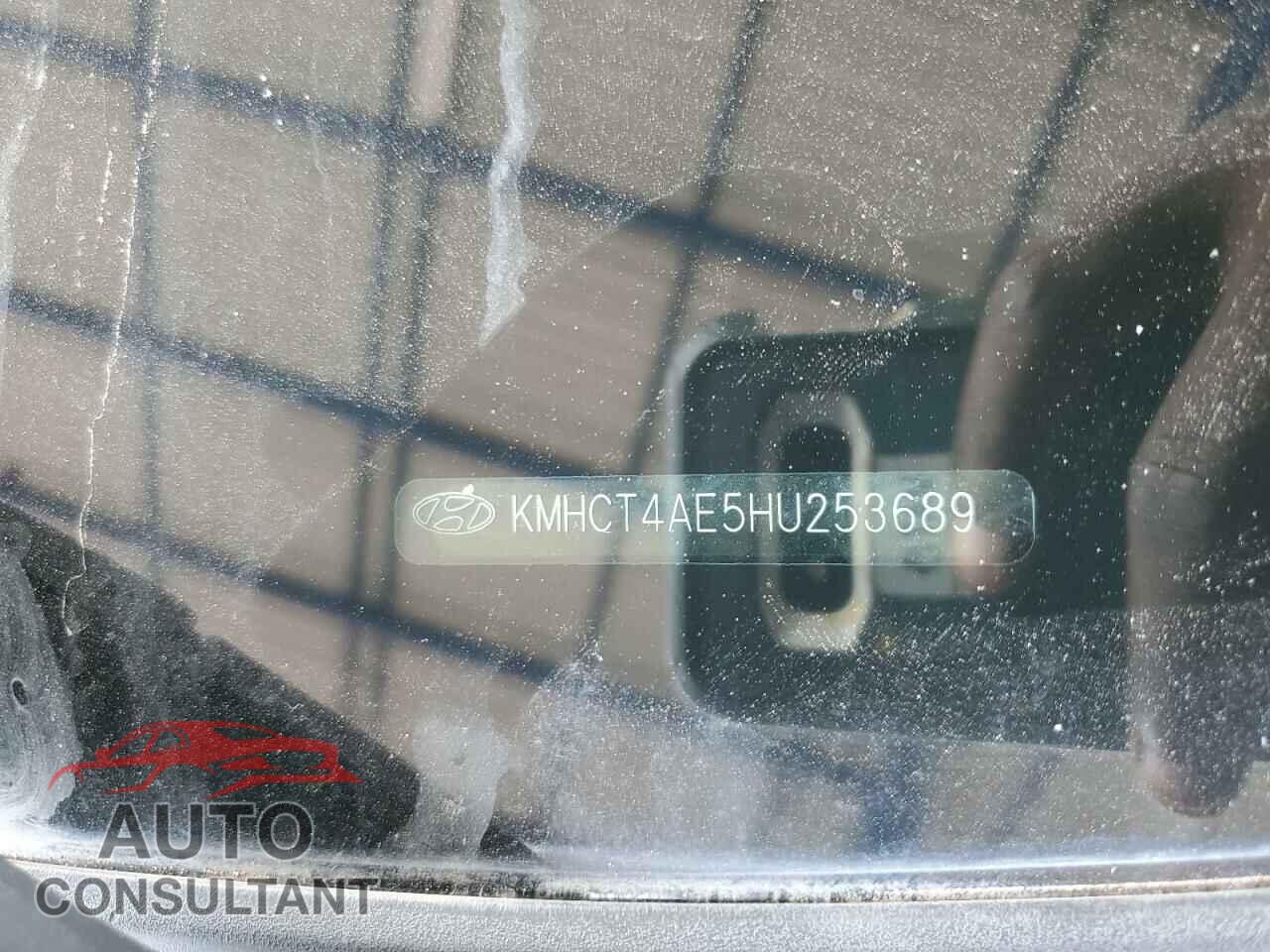 HYUNDAI ACCENT 2017 - KMHCT4AE5HU253689