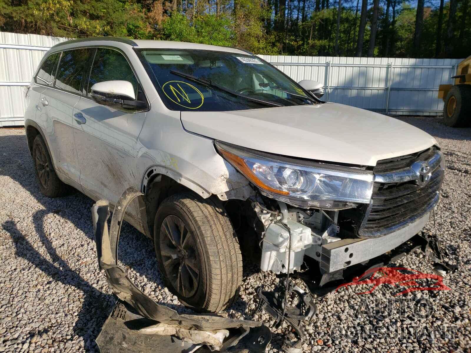 TOYOTA HIGHLANDER 2016 - 5TDKKRFH7GS502032