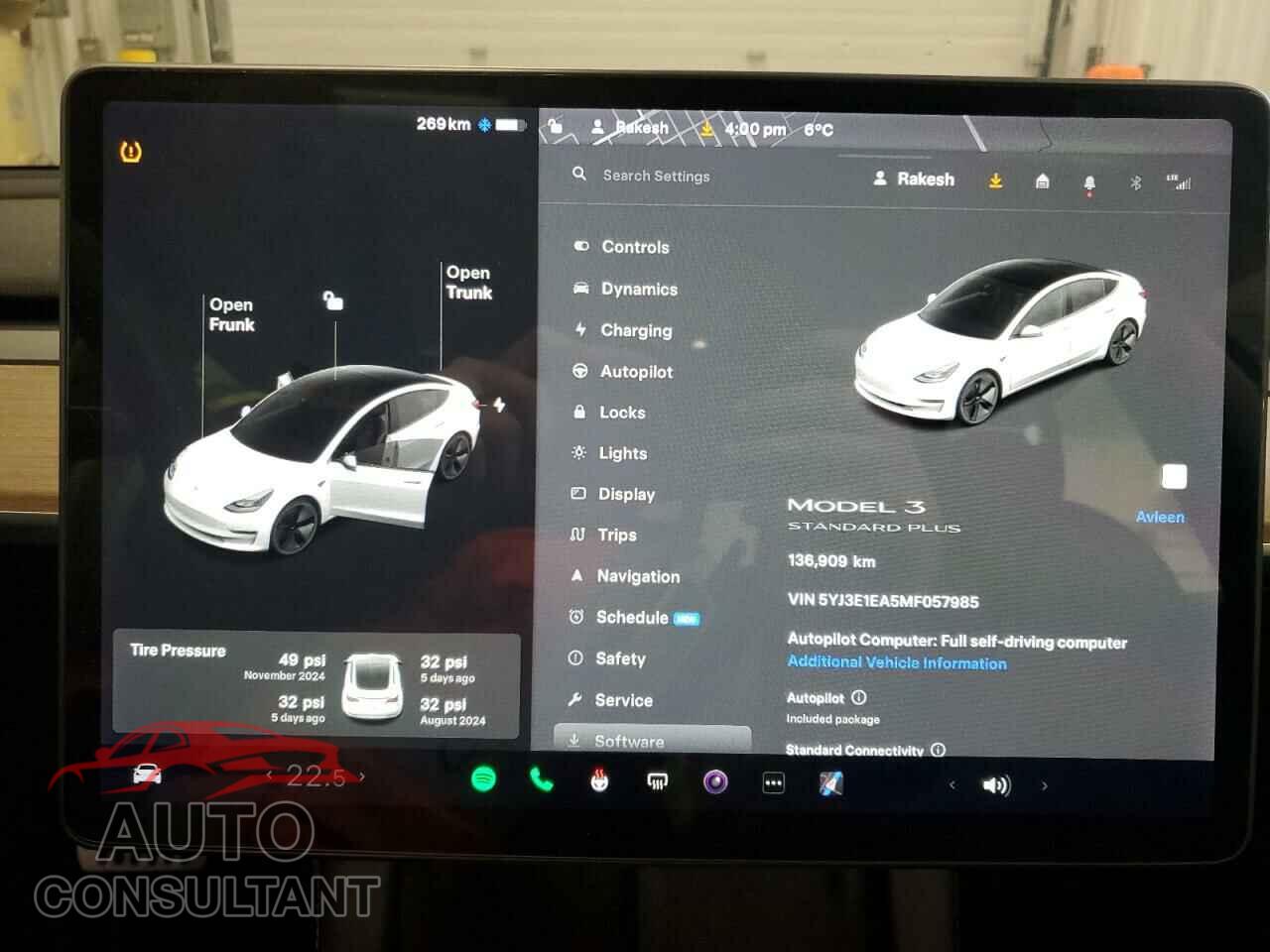 TESLA MODEL 3 2021 - 5YJ3E1EA5MF057985