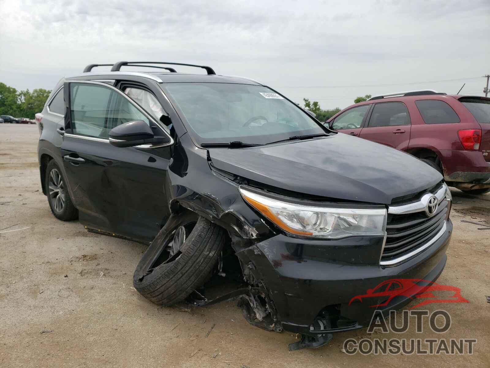 TOYOTA HIGHLANDER 2016 - 5TDJKRFH3GS265390
