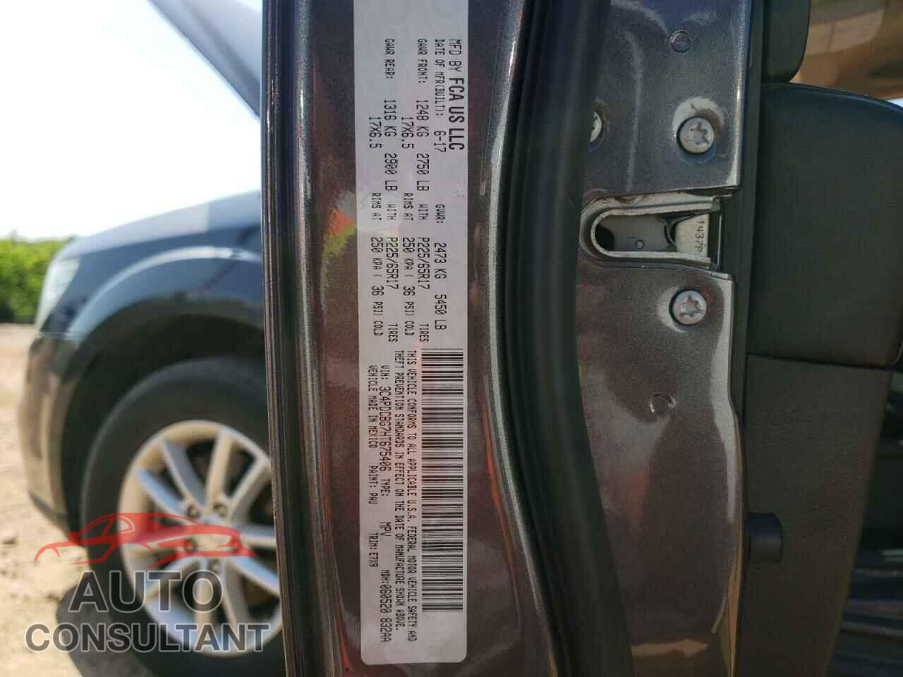 DODGE JOURNEY 2017 - 3C4PDCBG7HT675406