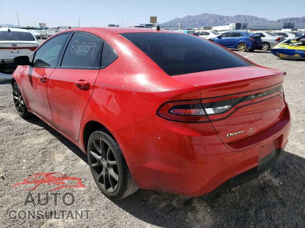 DODGE DART 2016 - 1C3CDFAA7GD755729