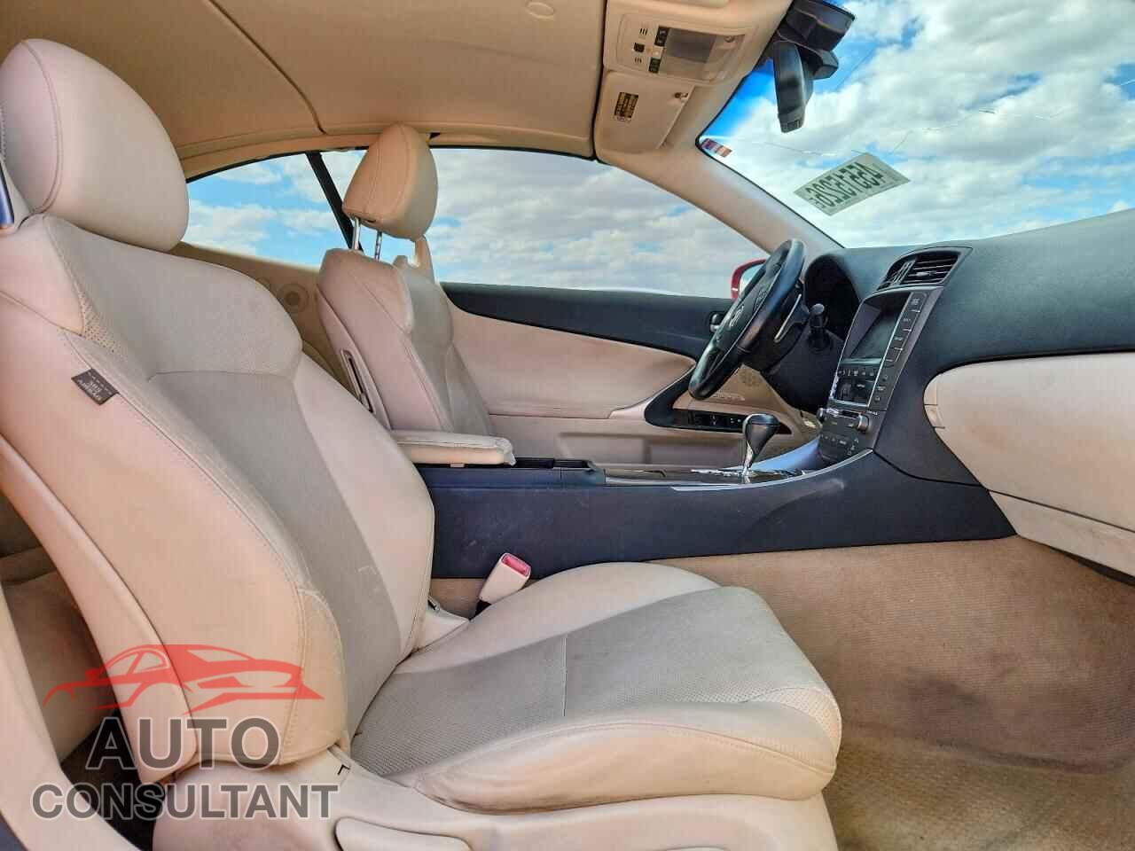 LEXUS IS 2010 - JTHFF2C21A2507379