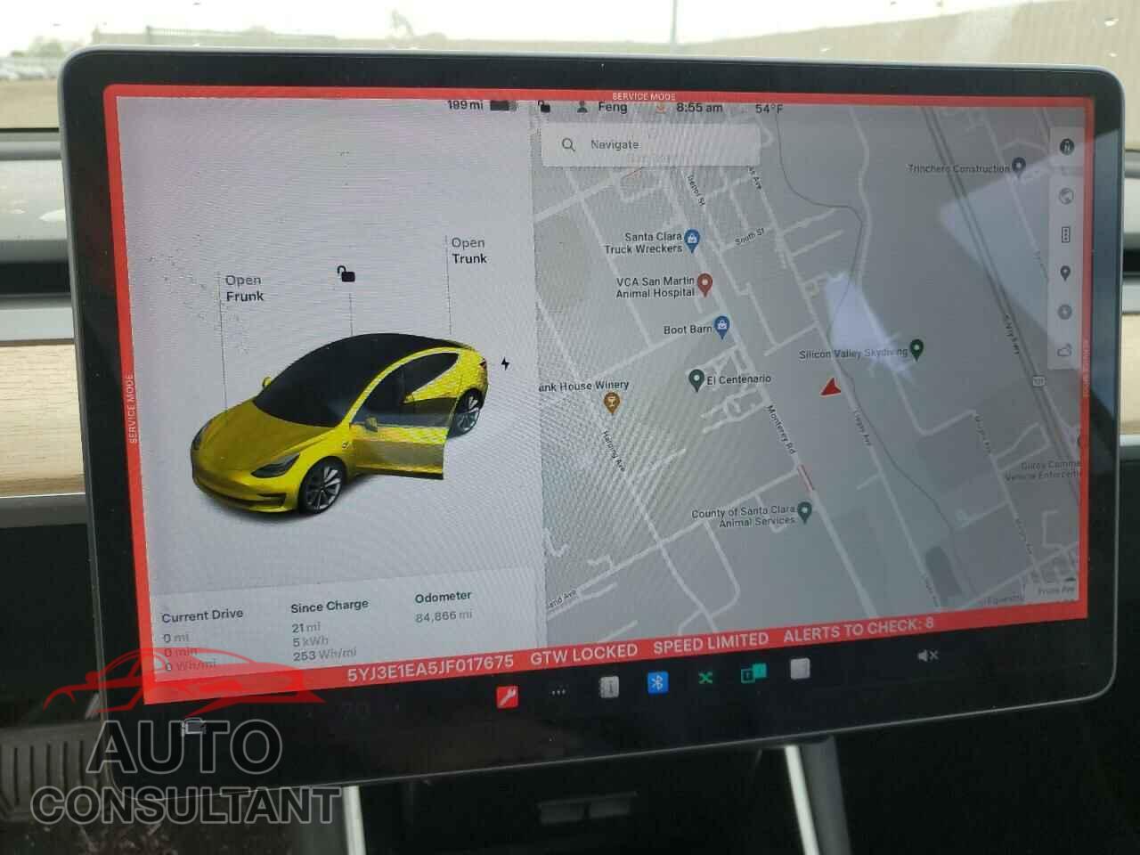 TESLA MODEL 3 2018 - 5YJ3E1EA5JF017675