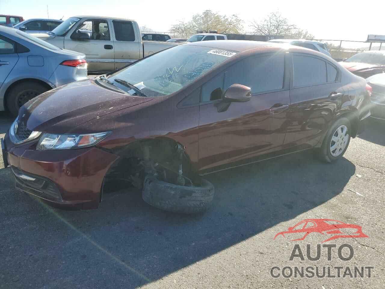 HONDA CIVIC 2013 - 2HGFB2F50DH511066