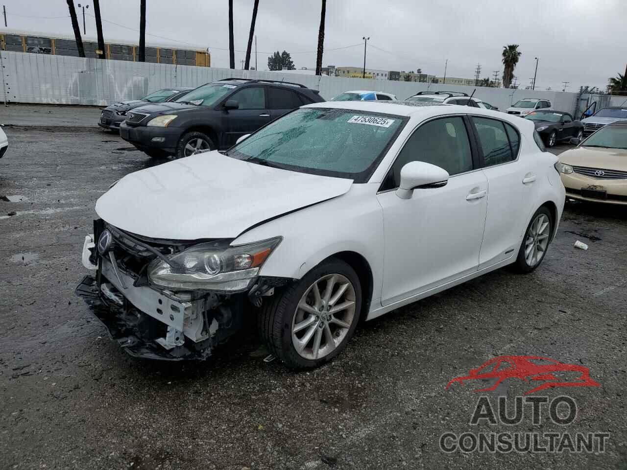 LEXUS CT 200 2012 - JTHKD5BH9C2080211