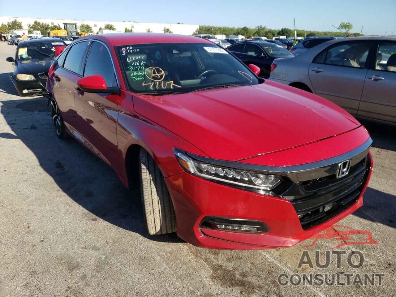 HONDA ACCORD 2018 - 1HGCV1F37JA217788