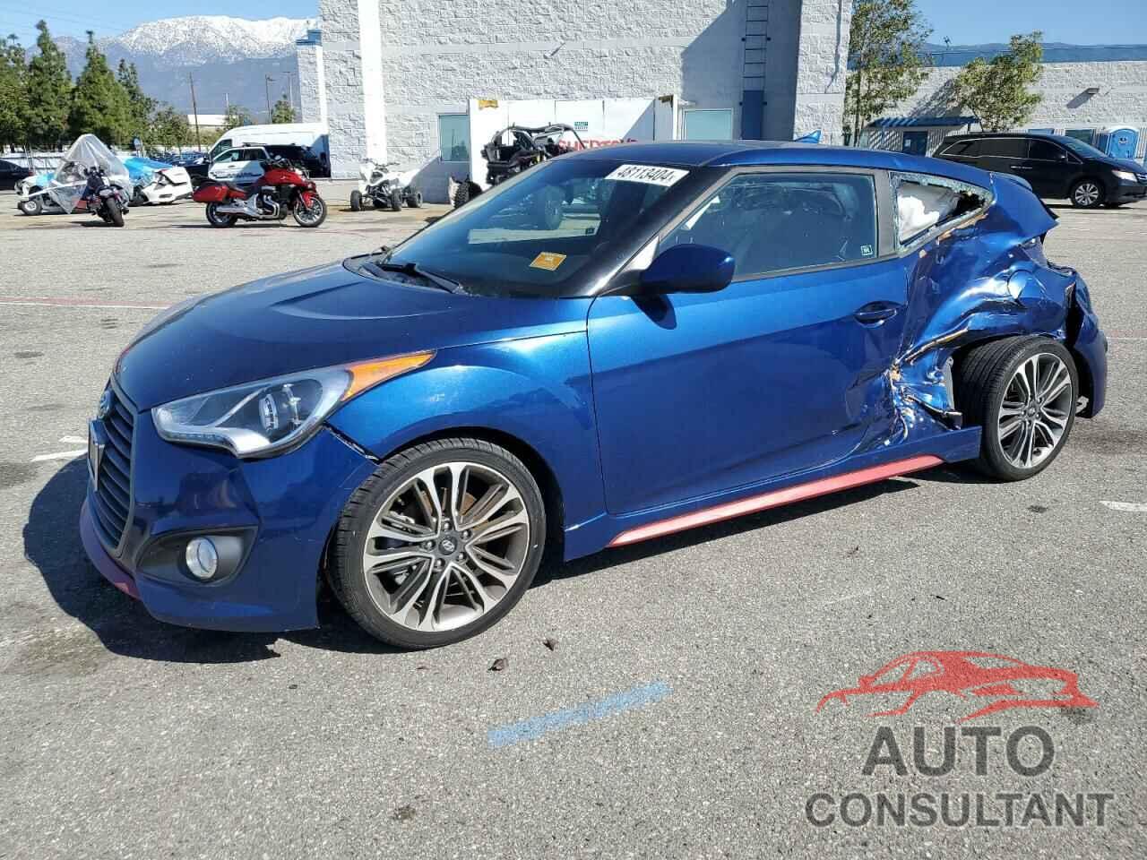 HYUNDAI VELOSTER 2017 - KMHTC6AE2HU315349