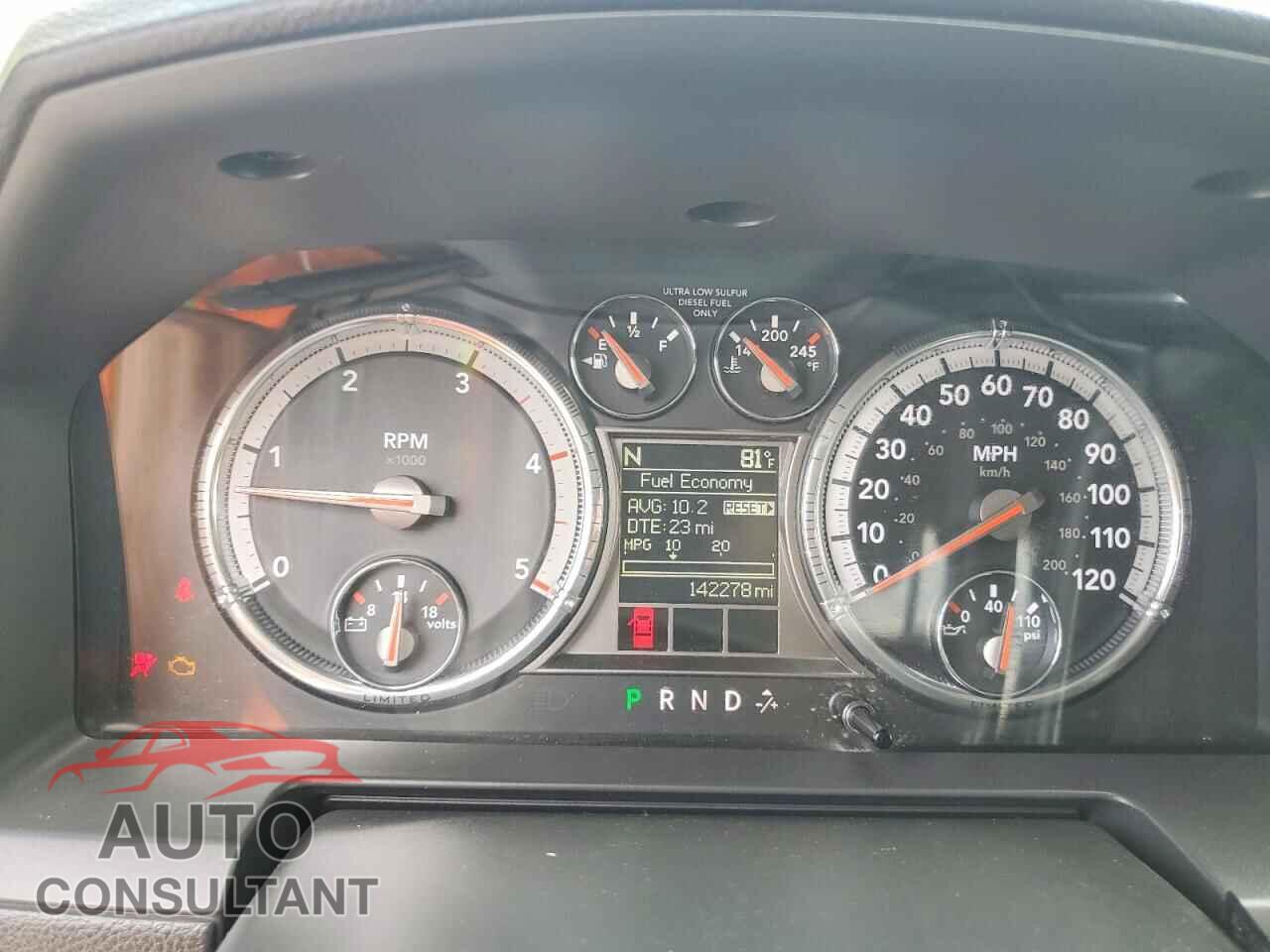 DODGE RAM 3500 2012 - 3C63D3NL2CG252524