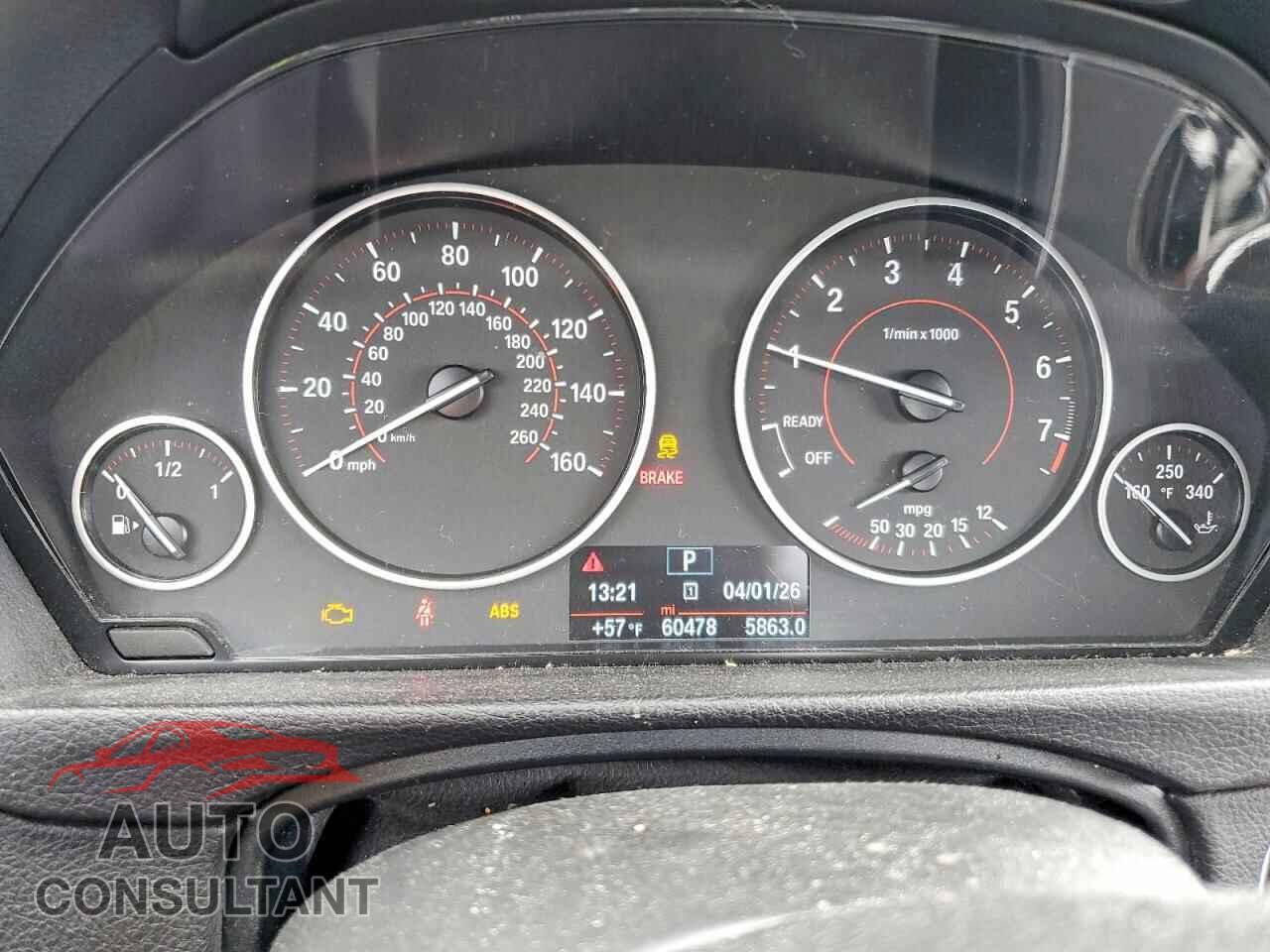 BMW 3 SERIES 2016 - WBA8E9G55GNU27615