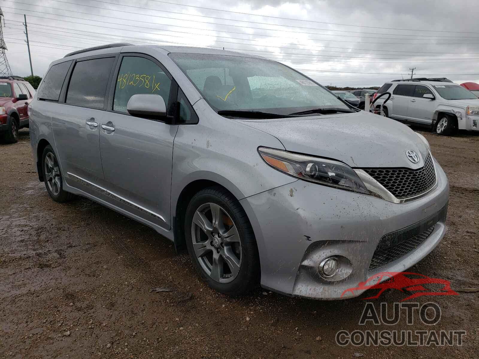 TOYOTA SIENNA 2017 - 5TDXZ3DC2HS892514