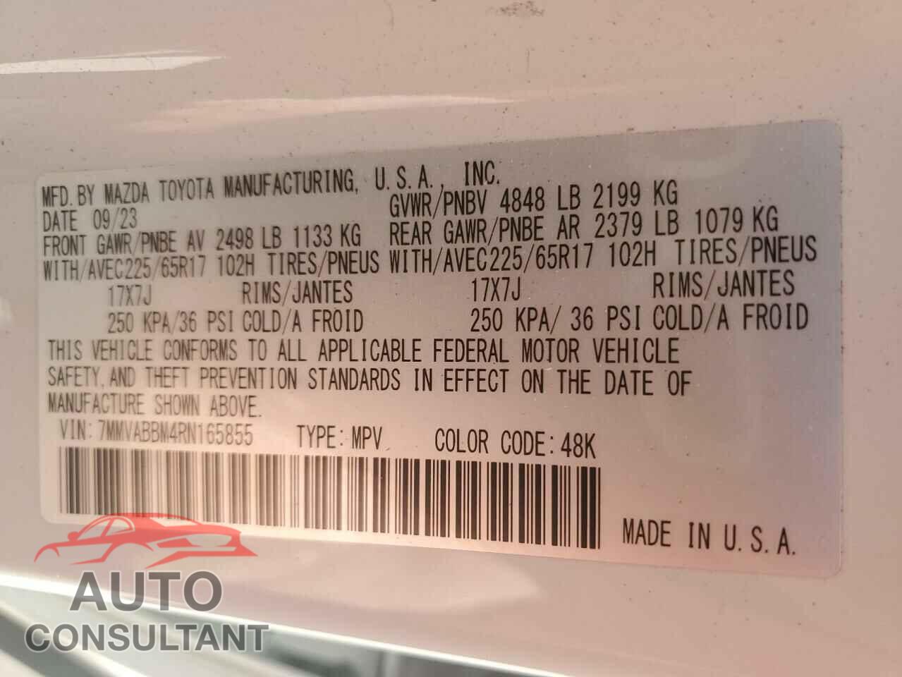 MAZDA CX-50 PREF 2024 - 7MMVABBM4RN165855