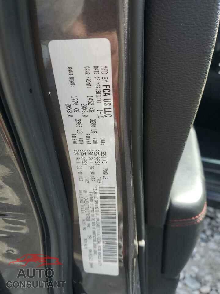 DODGE DURANGO 2015 - 1C4SDJCTXFC745998