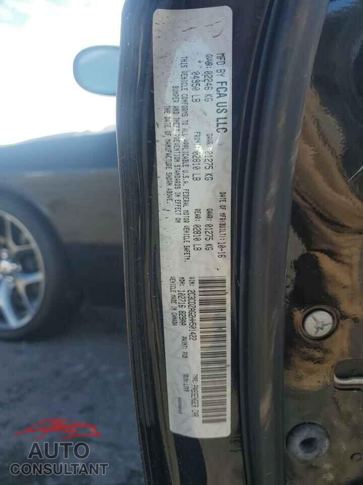 DODGE CHALLENGER 2017 - 2C3CDZAG2HH501422