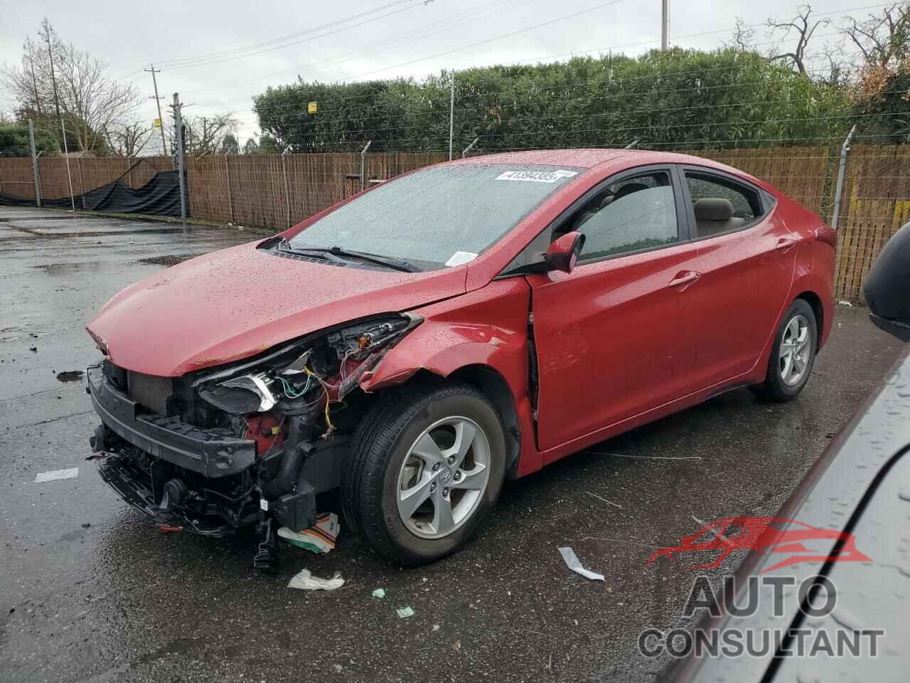 HYUNDAI ELANTRA 2014 - KMHDH4AEXEU162855