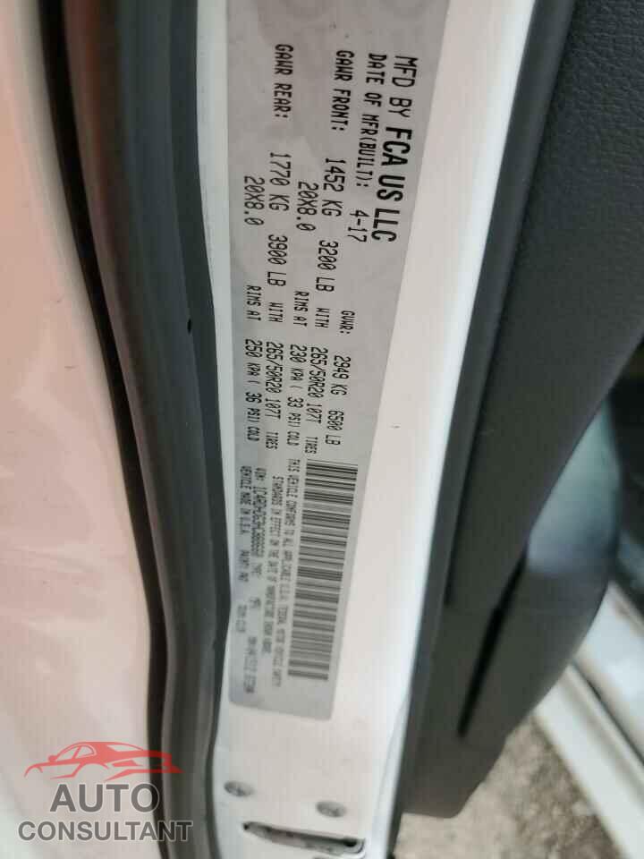 DODGE DURANGO 2017 - 1C4RDHDG3HC888660