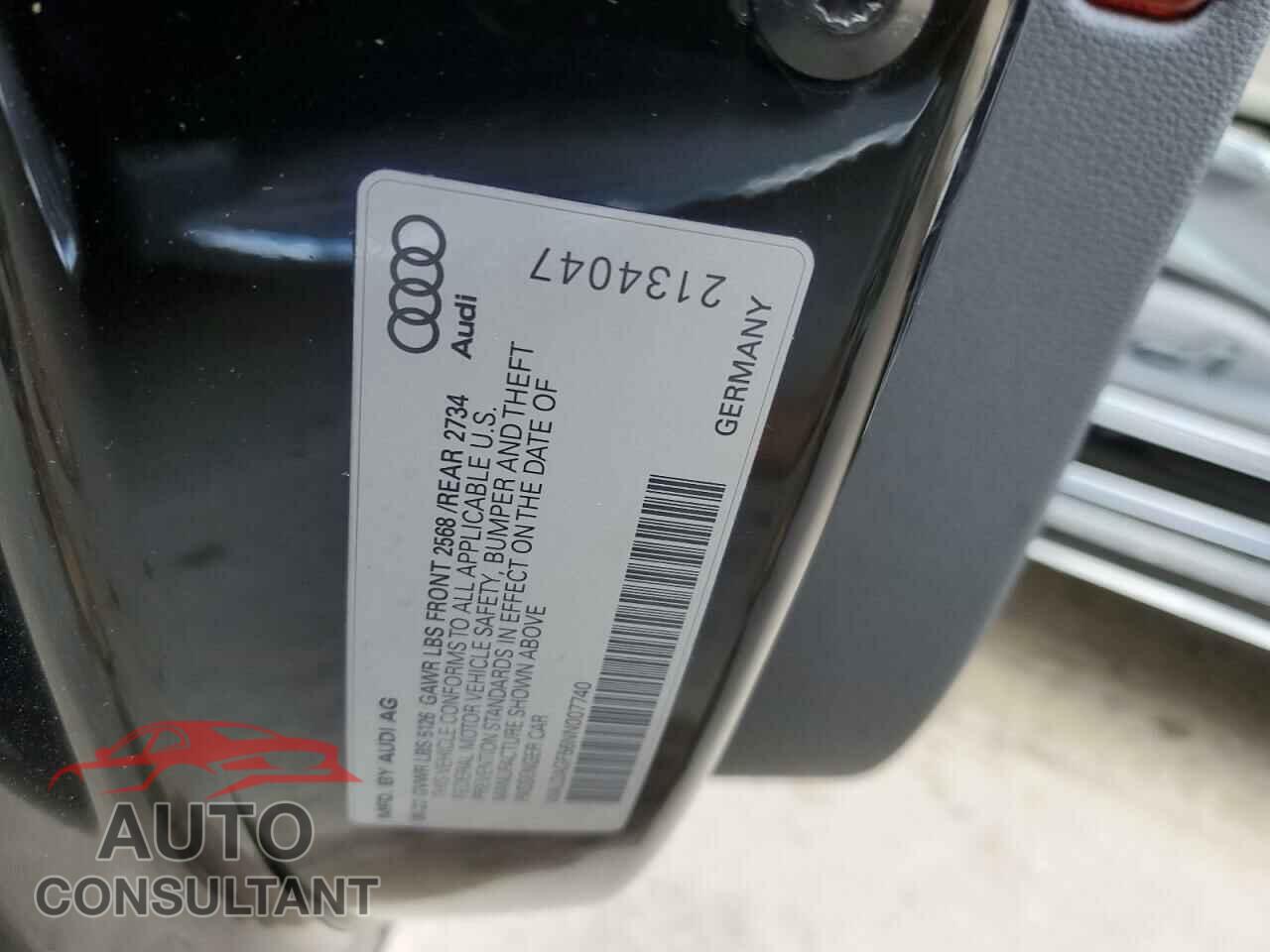 AUDI A5 2022 - WAU2AGF56NN007740