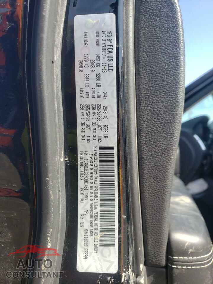 DODGE DURANGO 2017 - 1C4RDJEG2HC661451