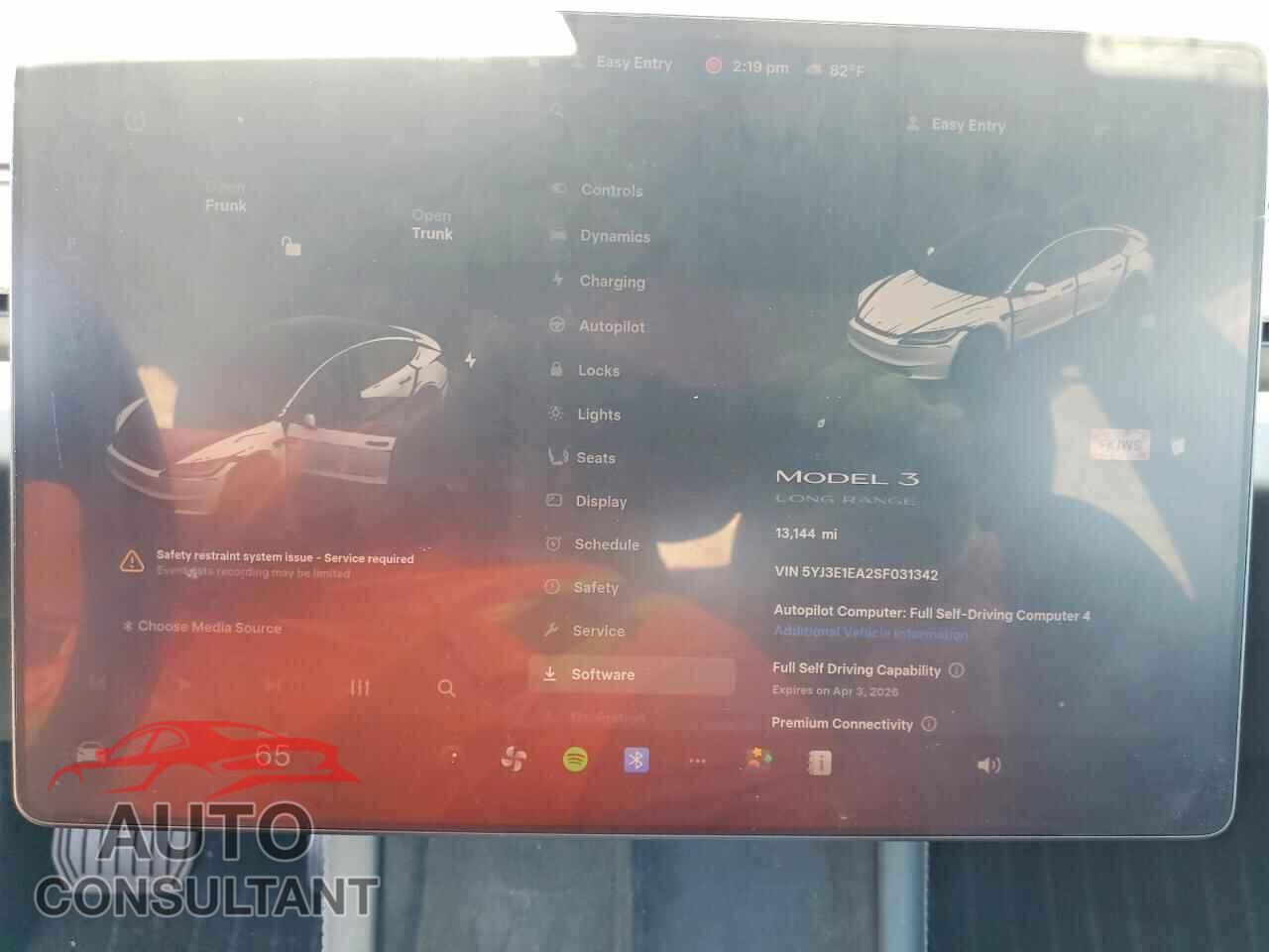 TESLA MODEL 3 2025 - 5YJ3E1EA2SF031342