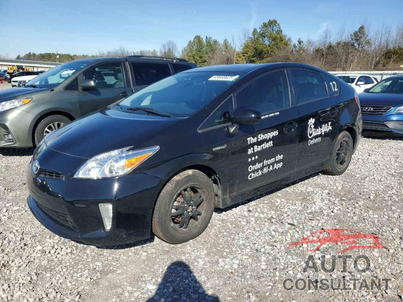 TOYOTA PRIUS 2012 - JTDKN3DU7C5510765