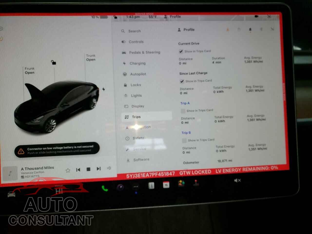 TESLA MODEL 3 2023 - 5YJ3E1EA7PF451847