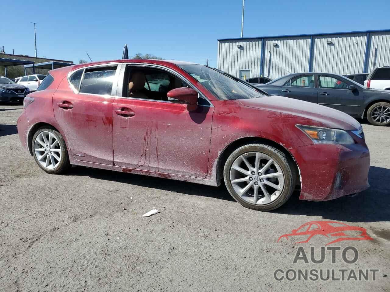 LEXUS CT 200 2012 - JTHKD5BH0C2106131