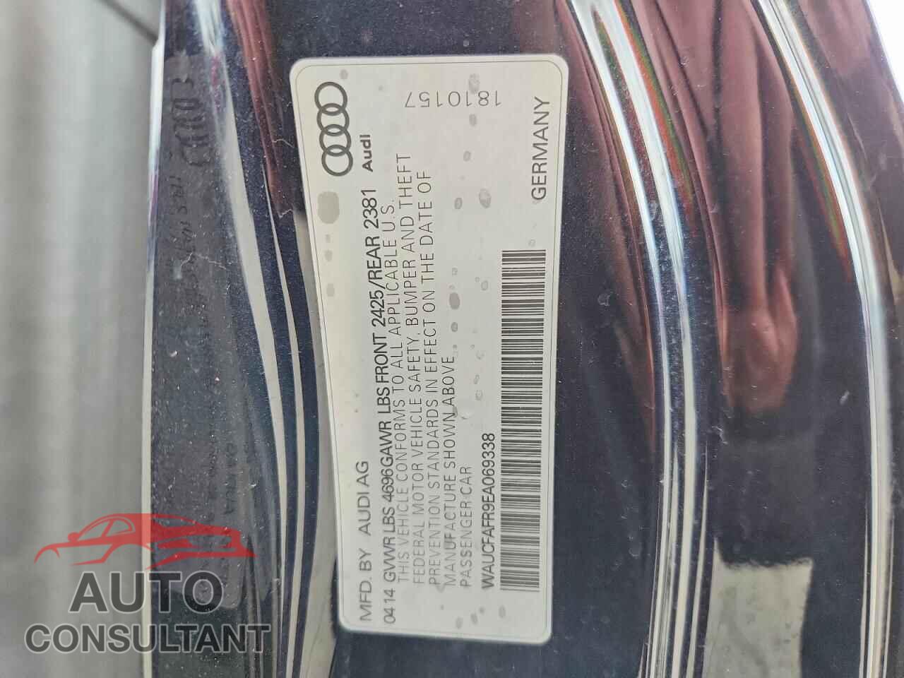 AUDI A5 2014 - WAUCFAFR9EA069338