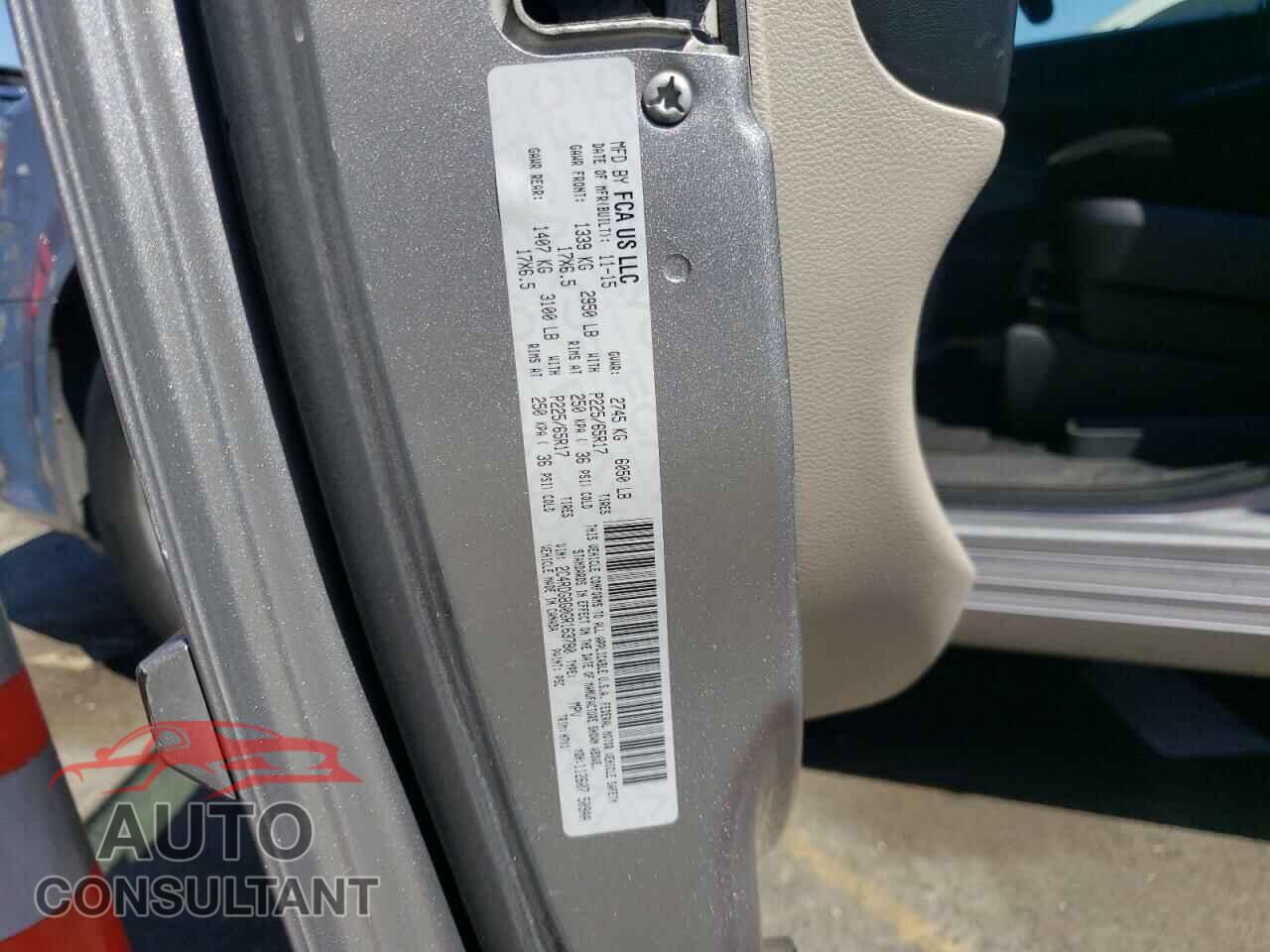 DODGE CARAVAN 2016 - 2C4RDGBG0GR163780