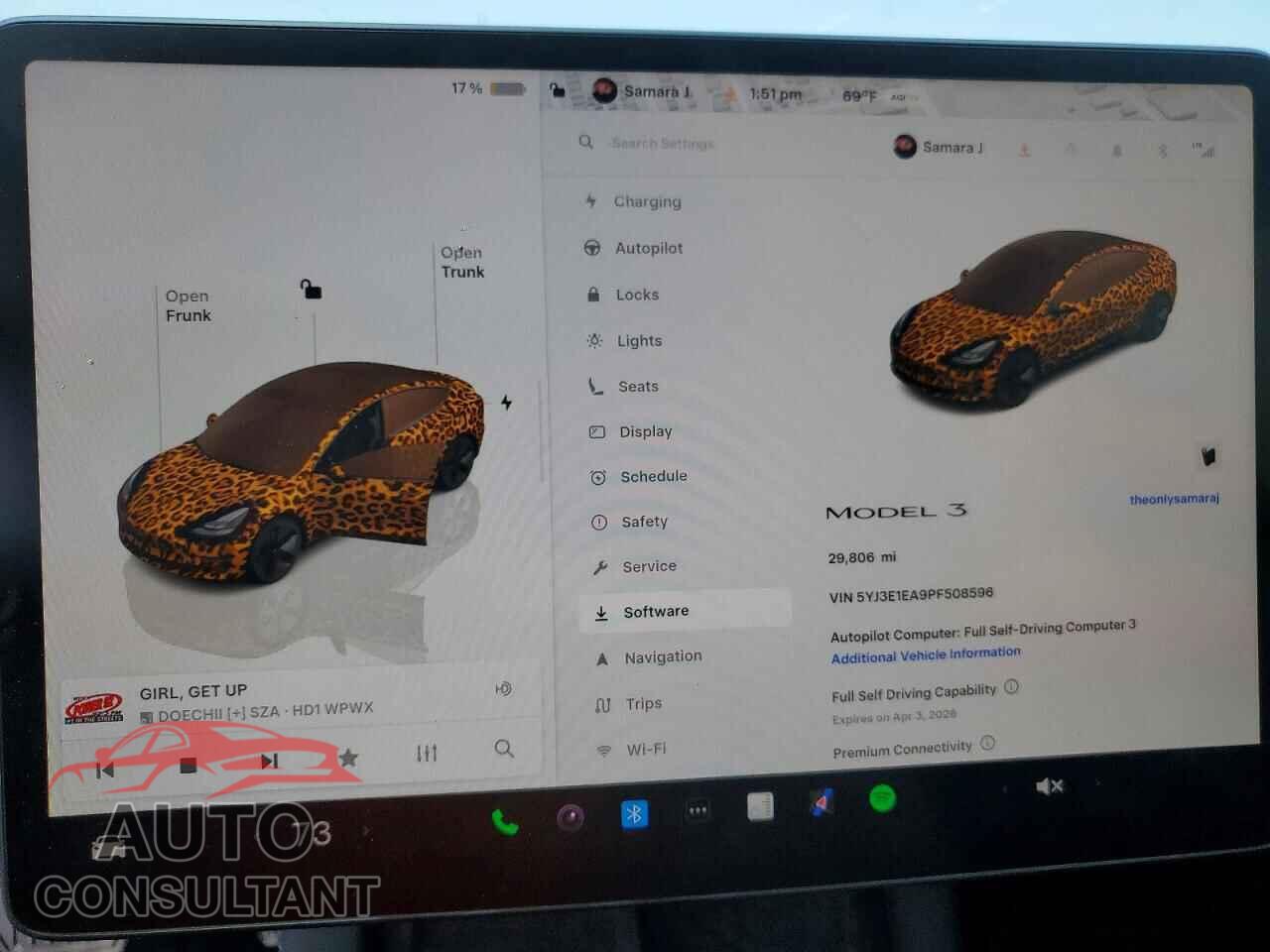 TESLA MODEL 3 2023 - 5YJ3E1EA9PF508596