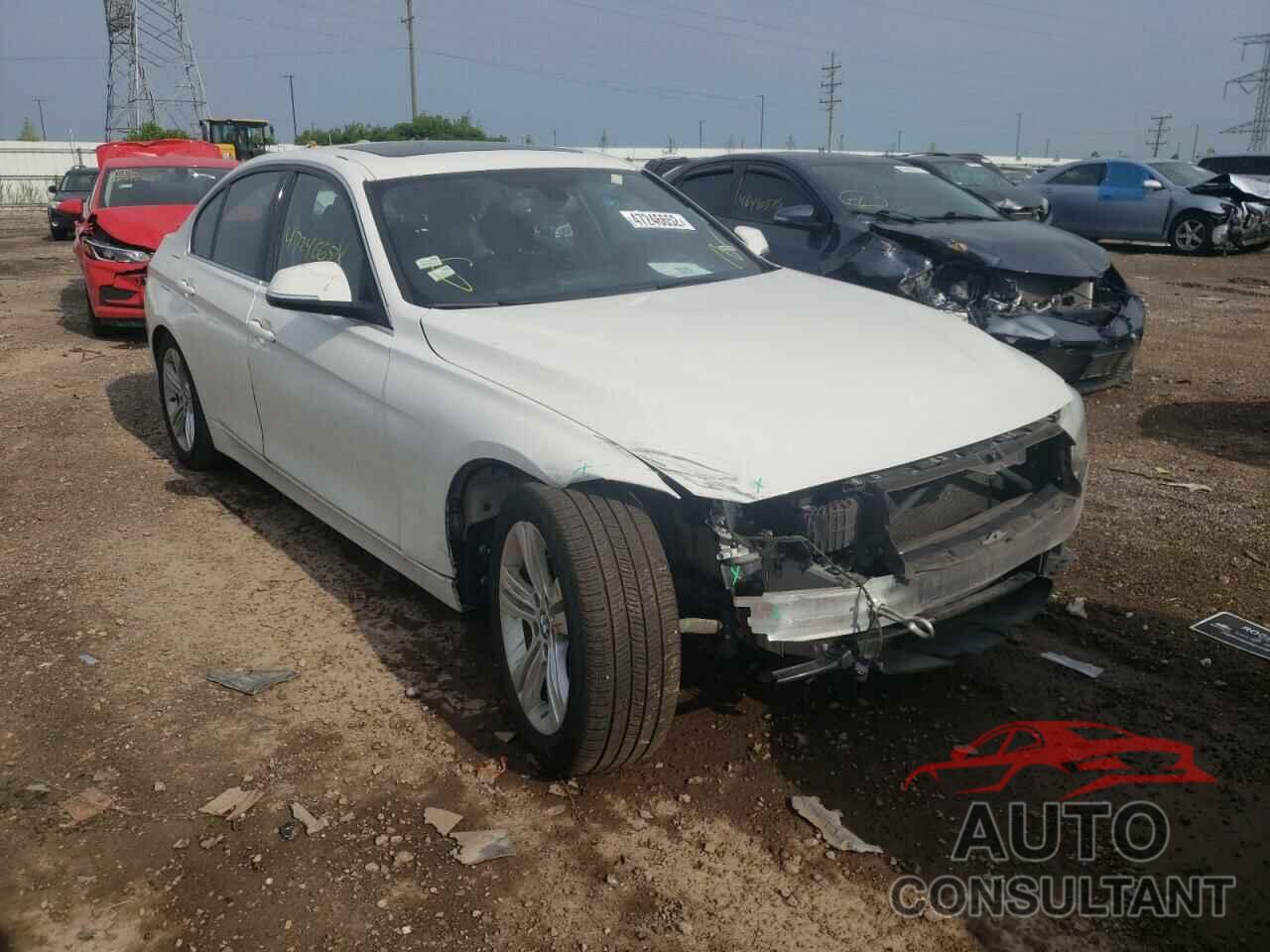 BMW 3 SERIES 2017 - WBA8B9G50HNU51556
