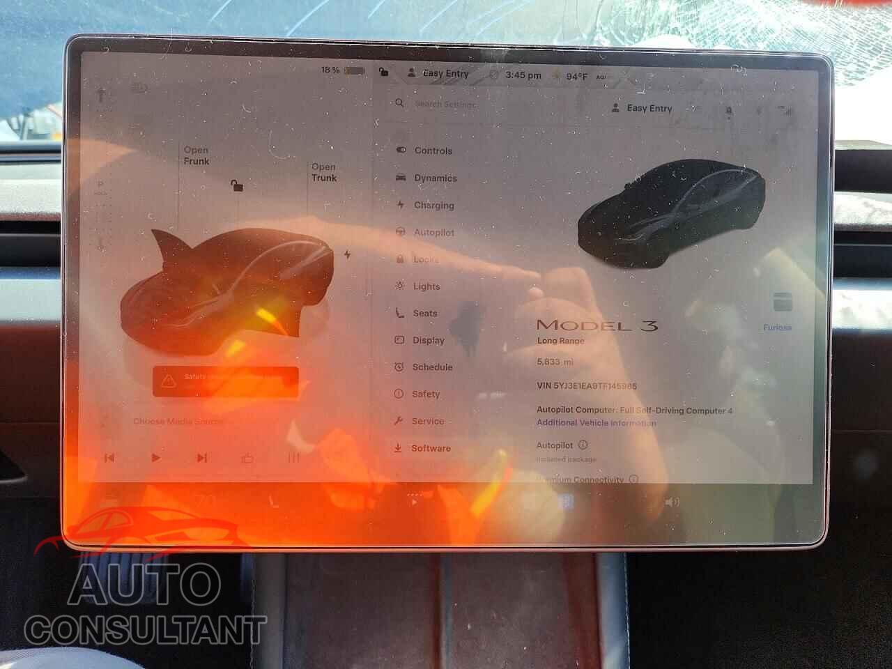 TESLA MODEL 3 2026 - 5YJ3E1EA9TF145985