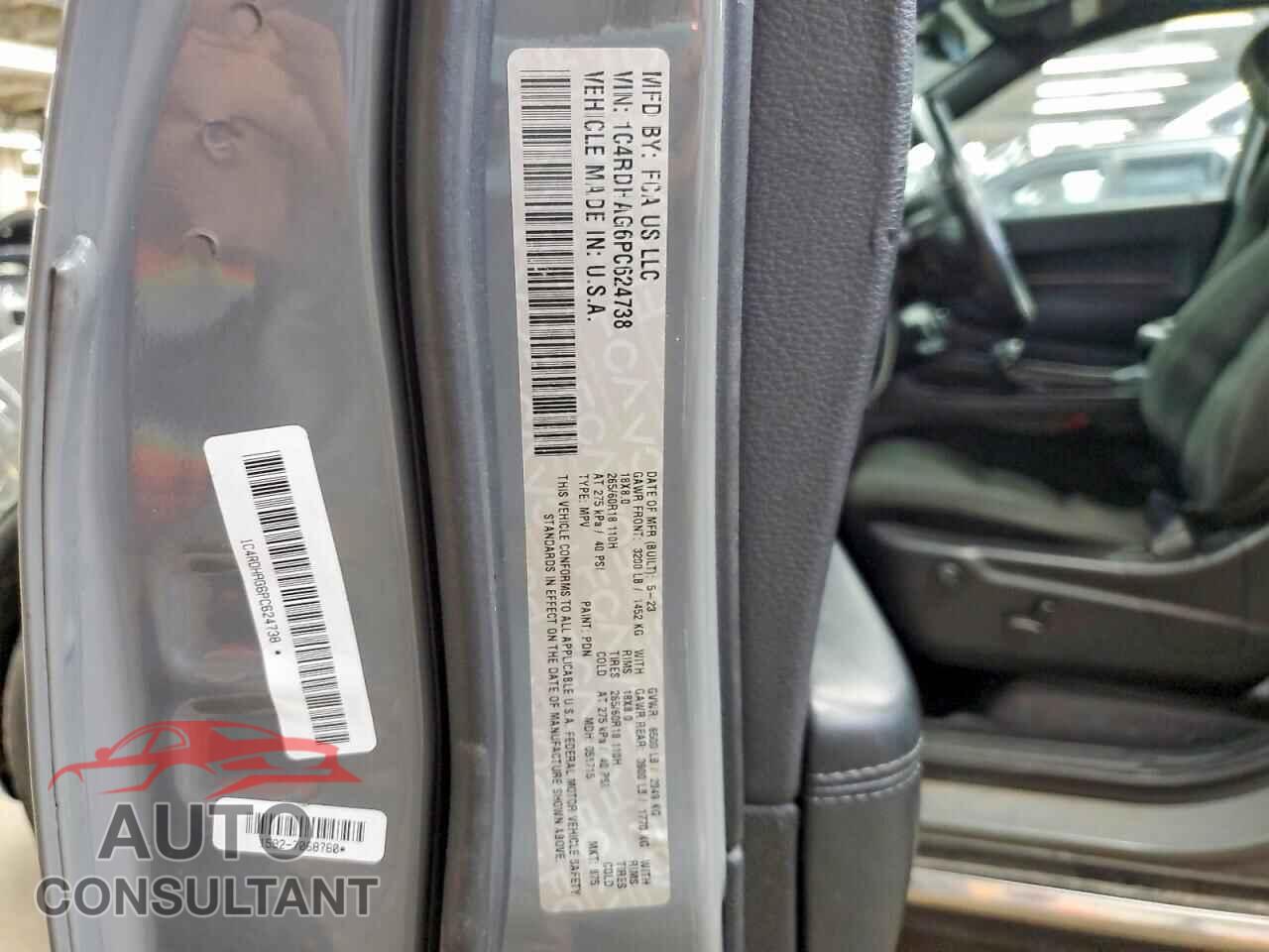 DODGE DURANGO 2023 - 1C4RDHAG6PC624738