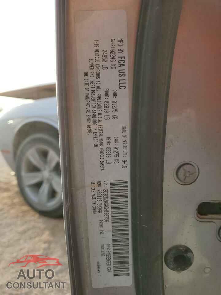 DODGE CHALLENGER 2016 - 2C3CDZAG0GH100756