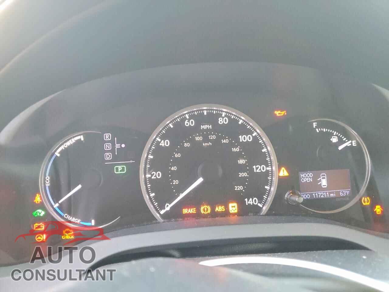 LEXUS CT 200 2013 - JTHKD5BH9D2171836