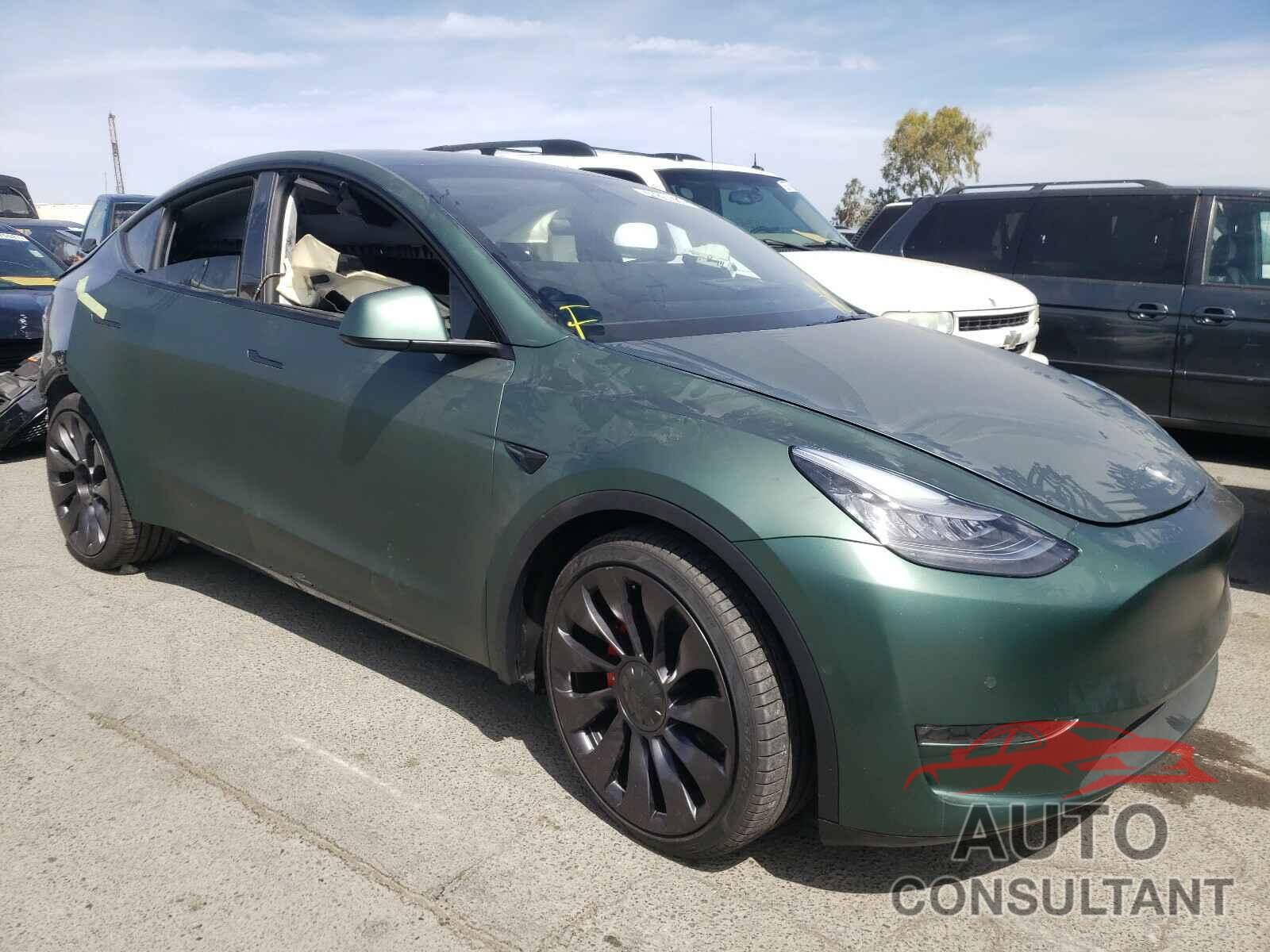 TESLA MODEL Y 2021 - 5YJYGDEF0MF098814