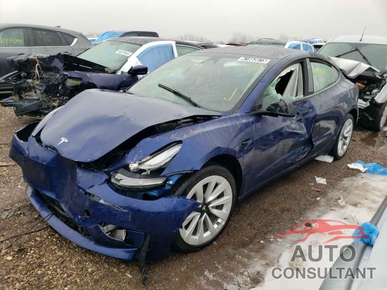 TESLA MODEL 3 2022 - 5YJ3E1EB8NF289376
