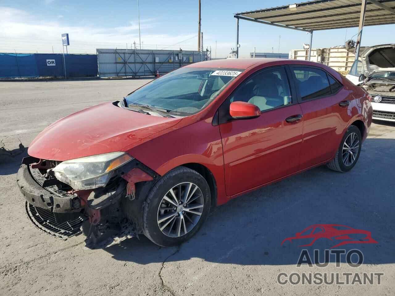 TOYOTA COROLLA 2016 - 2T1BURHE1GC612760