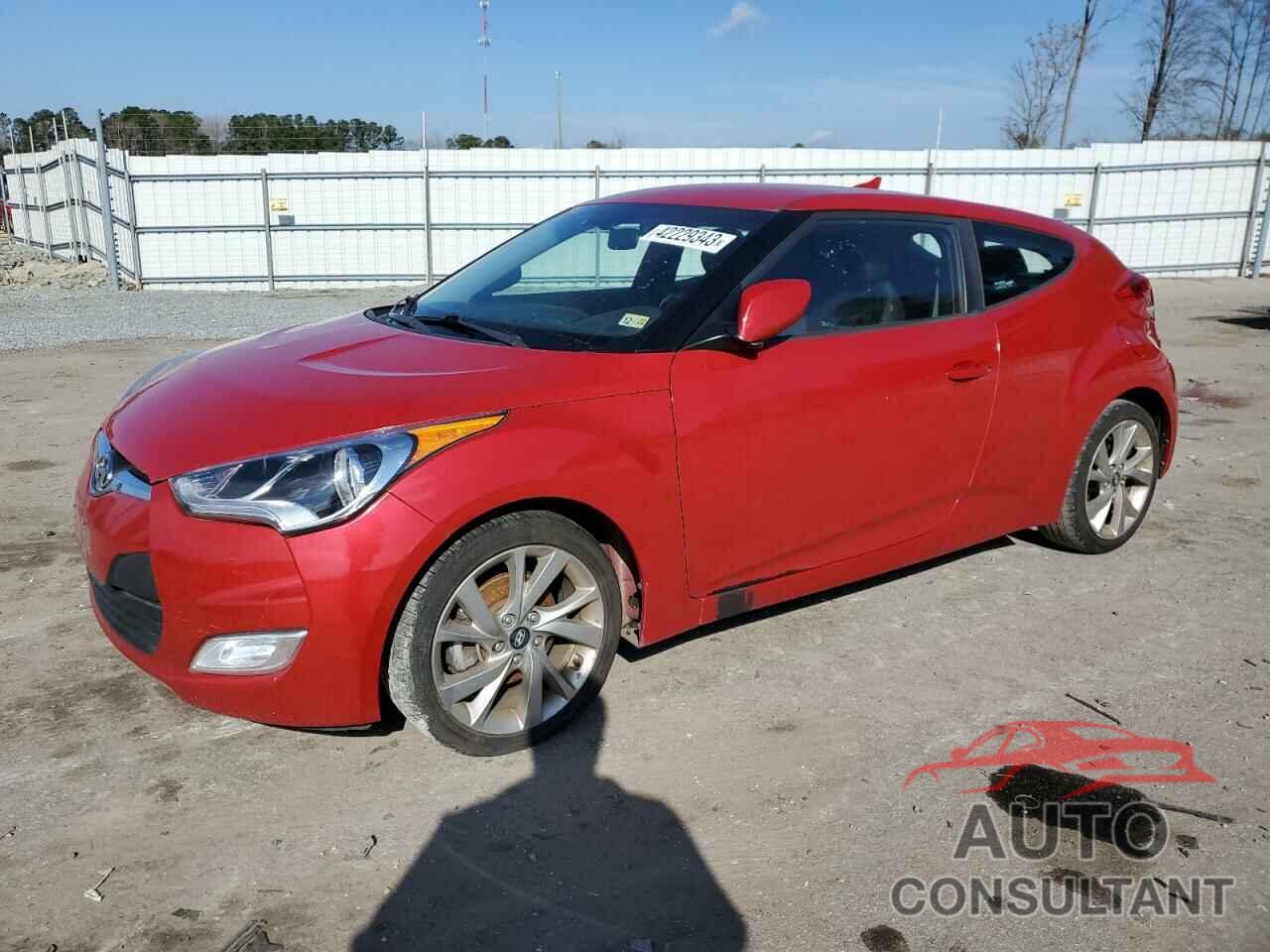 HYUNDAI VELOSTER 2017 - KMHTC6AD6HU322294