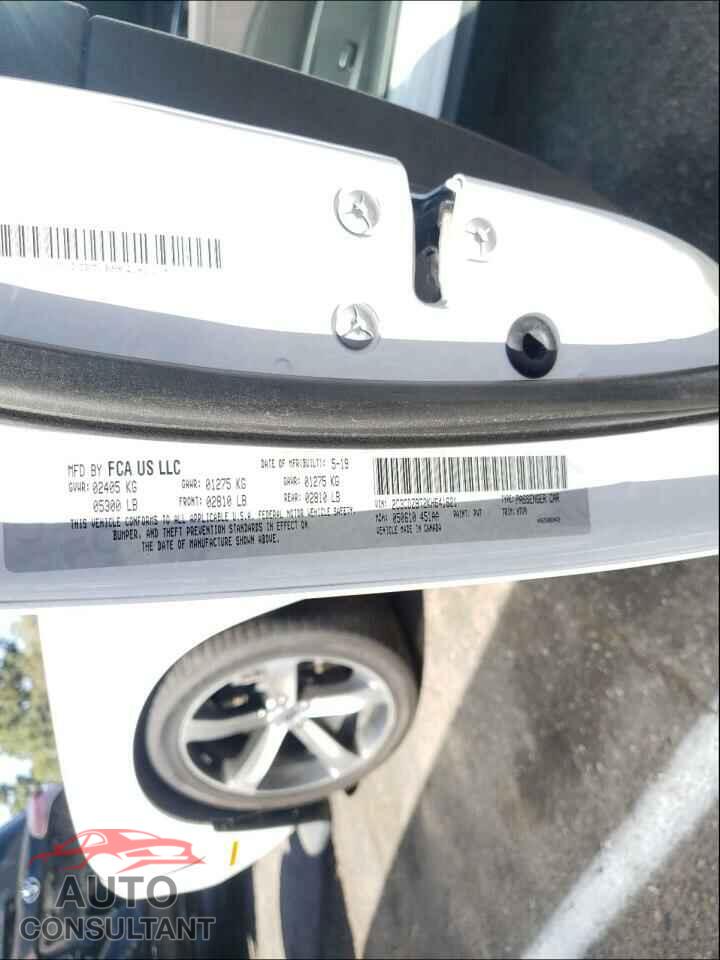 DODGE CHALLENGER 2019 - 2C3CDZBT2KH641621