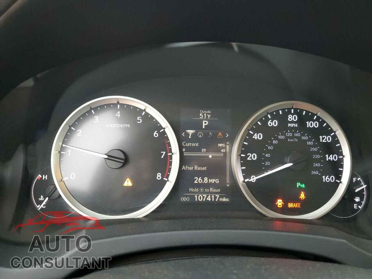 LEXUS IS 2015 - JTHBF1D27F5058741