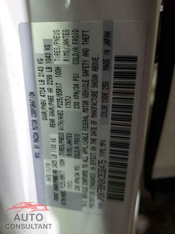 MAZDA CX-5 2019 - JM3KFBBM2K0532475
