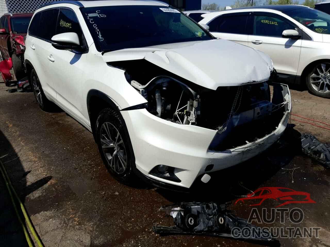 TOYOTA HIGHLANDER 2016 - 5TDJKRFH1GS266697