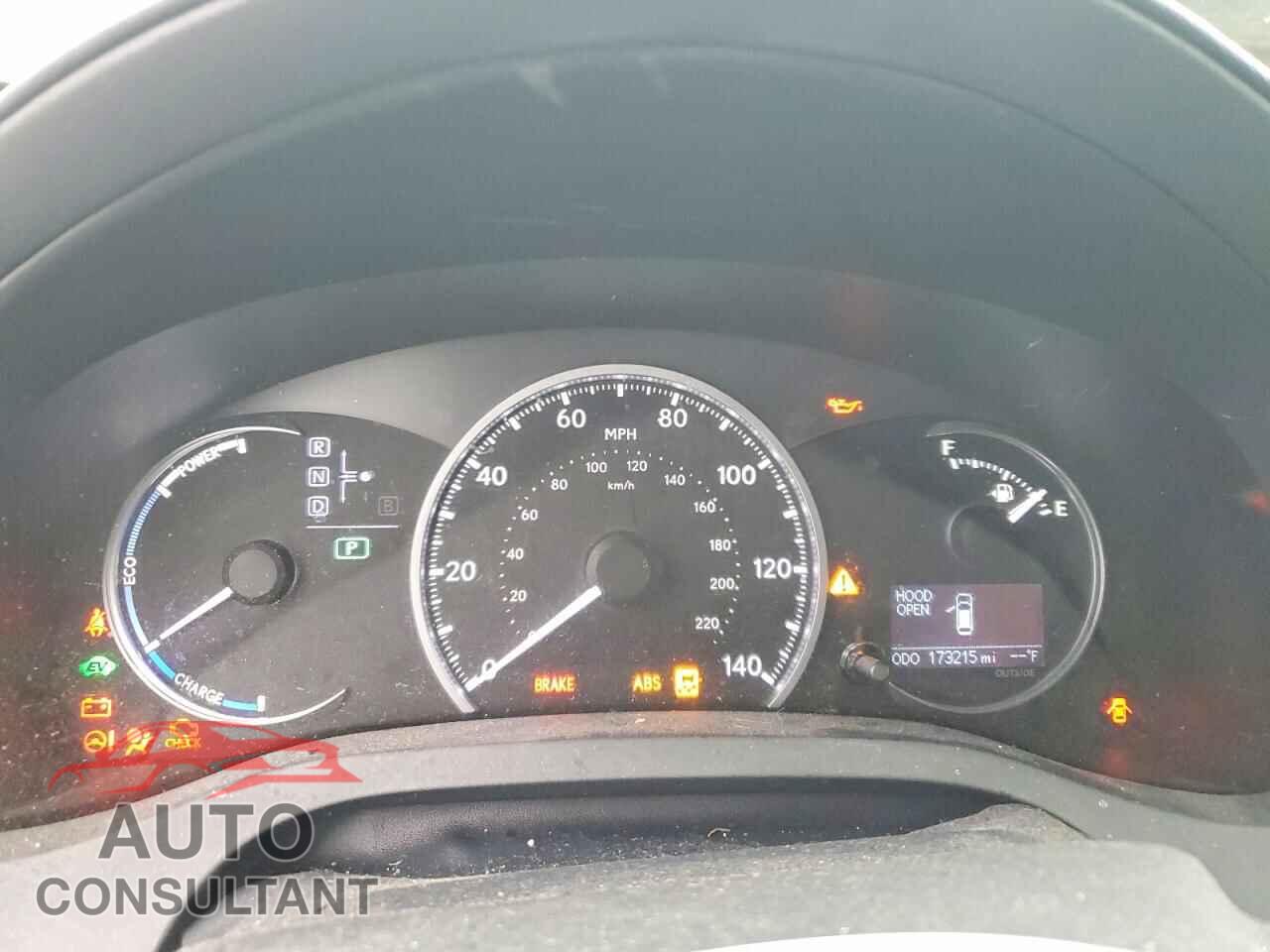 LEXUS CT 200 2012 - JTHKD5BH8C2088039